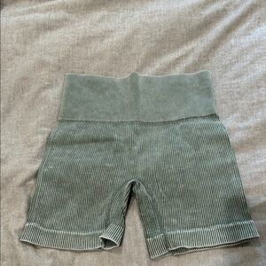 Colsie Sage Green Ribbed Fabric